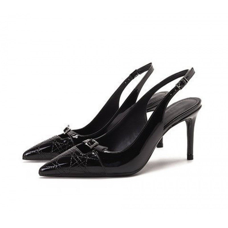 Black Dior Cannage buckle
