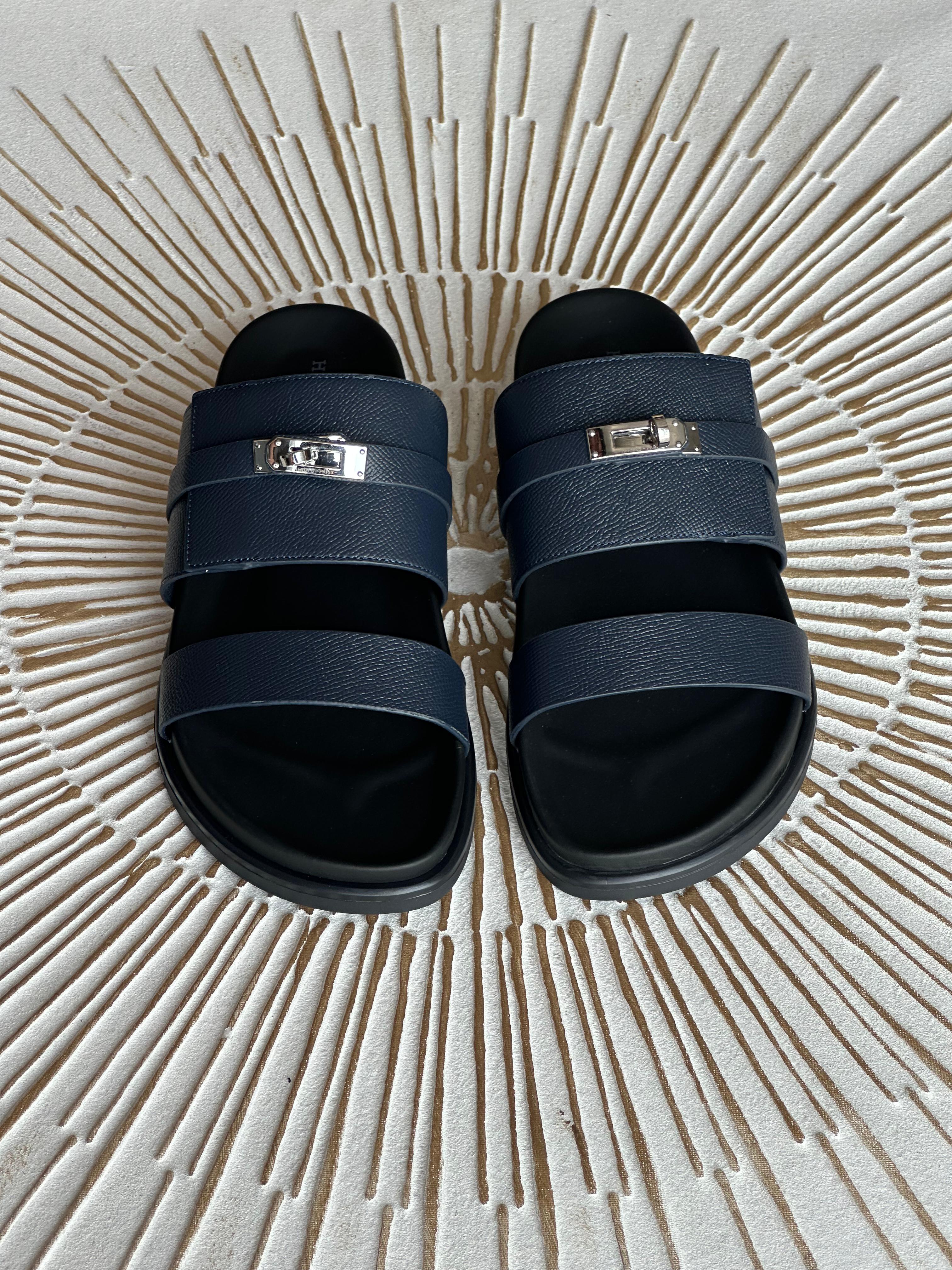 Hermès Jackson Techno Sandal – SANDS Epsom Calfskin with Iconic Kelly Buckle