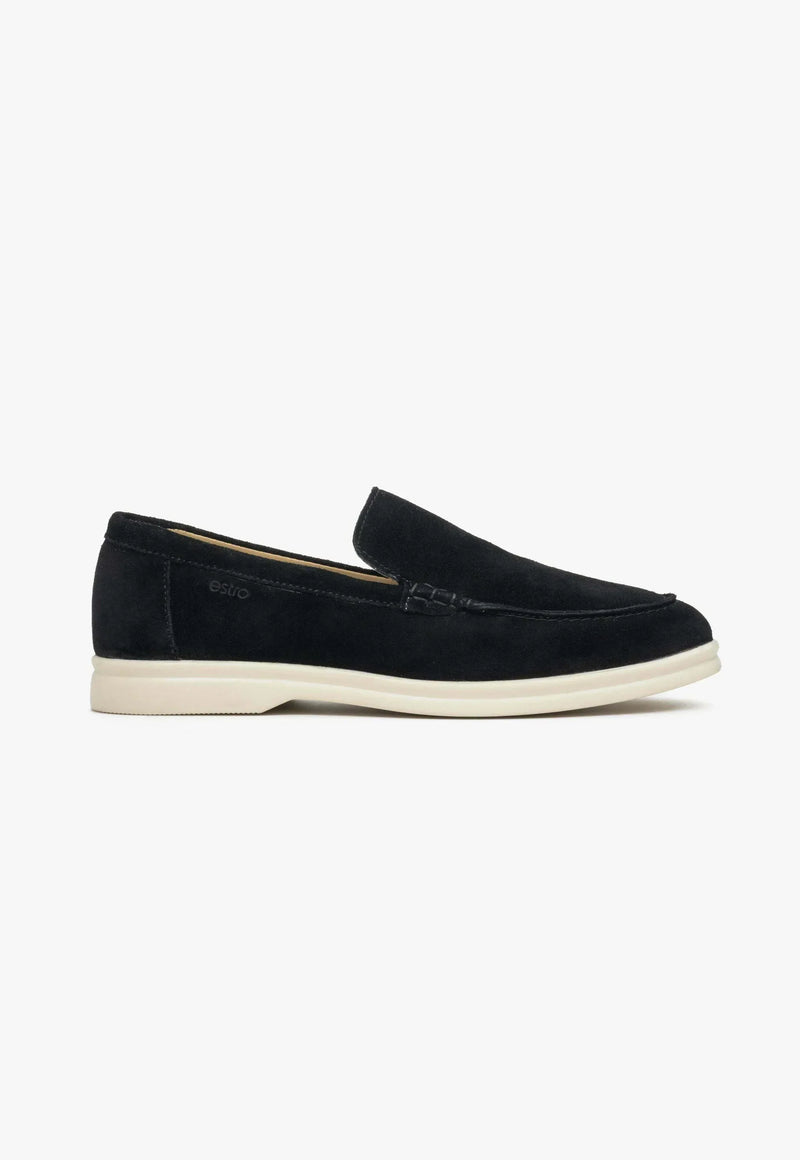 Loro Piana Loafers | Suede Summer Walk Black