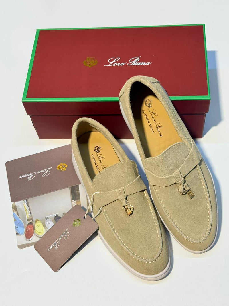 Loro Piana Women's Loafers | Summer Walk Suede