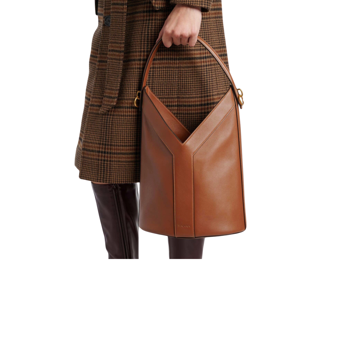 Saint Laurent Bag | Y leather bucket bag brown