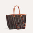 Goyard Saint Louis PM Bag Black & Tan