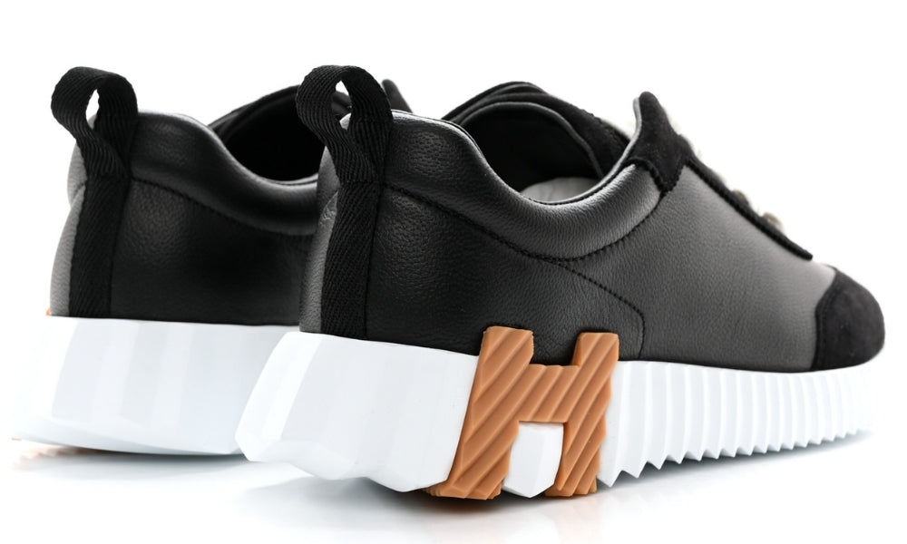Hermès Air Mesh Suede Goatskin Bouncing "Black"