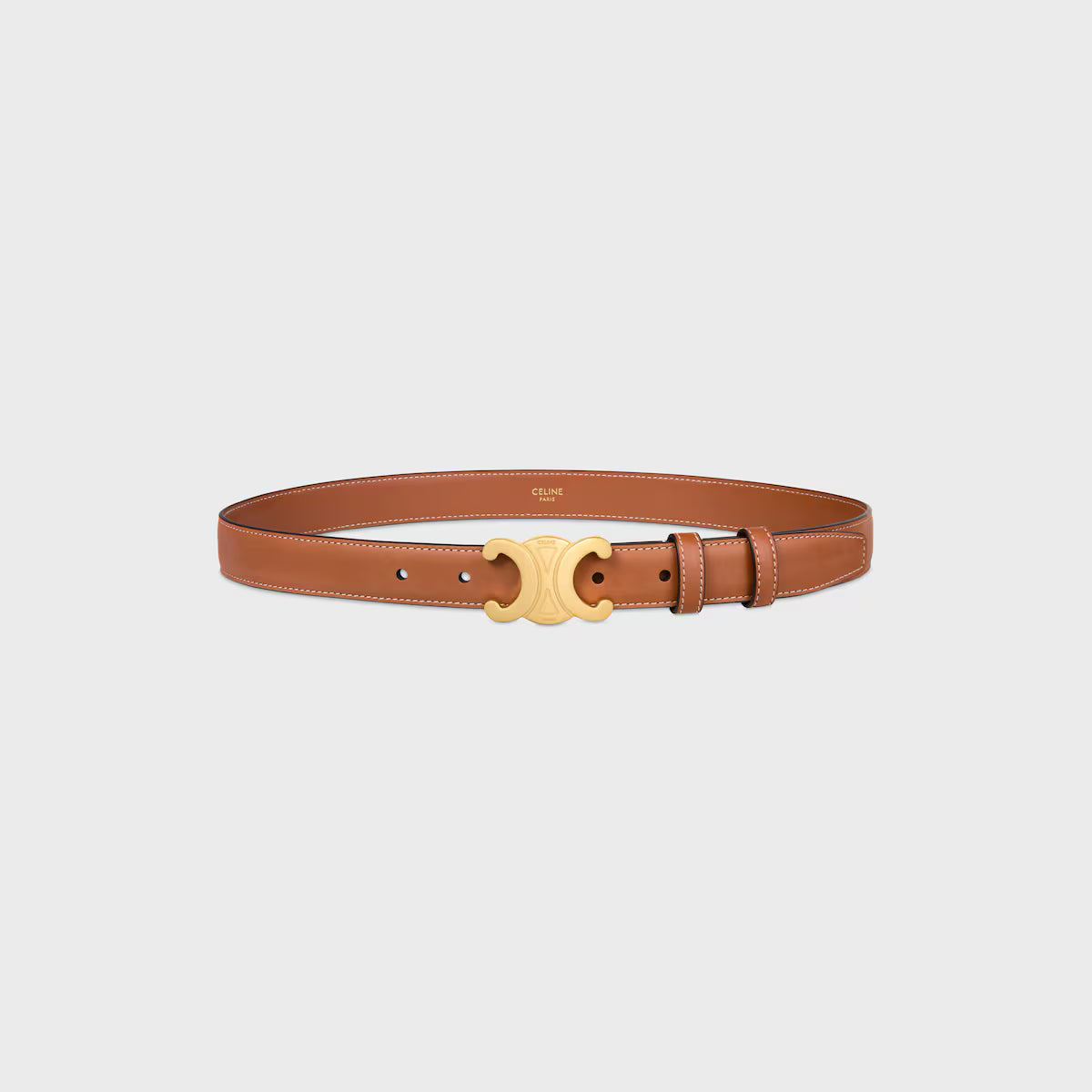 Céline Belt | Triomphe Brown GOLD