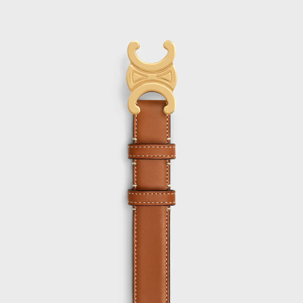 Céline Belt | Triomphe Brown GOLD