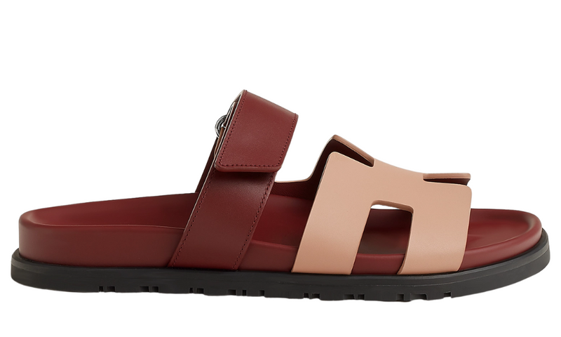 Hermès Sandals | Chypre Beige Perlino / Red H