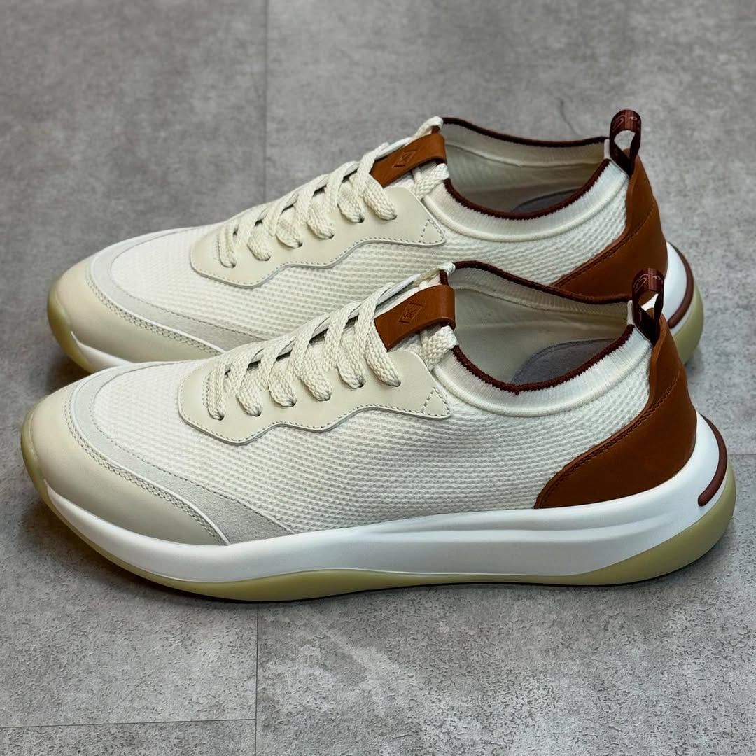 Loro Piana Walk Wish Knit Sneakers