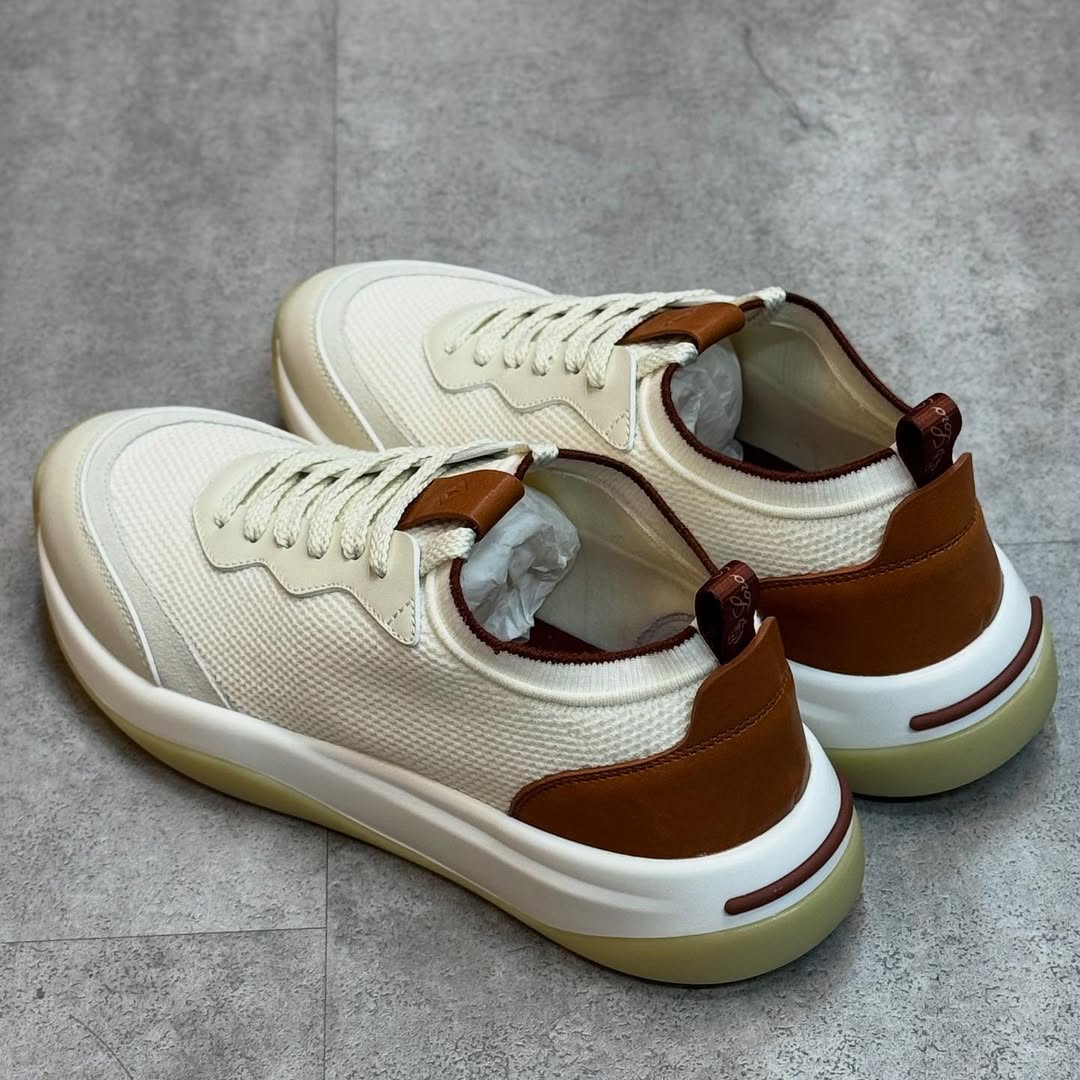 Loro Piana Walk Wish Knit Sneakers