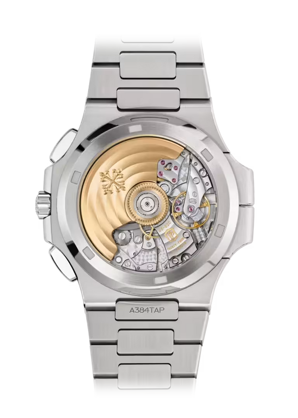 a Patek Philippe Nautilus Travel Time Chronograph reference 5990/1A