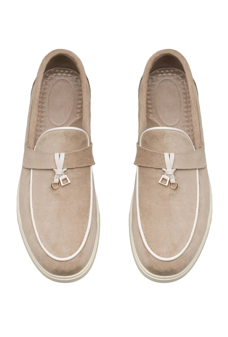 Loro Piana Loafers | Beige Summer Charms Walk