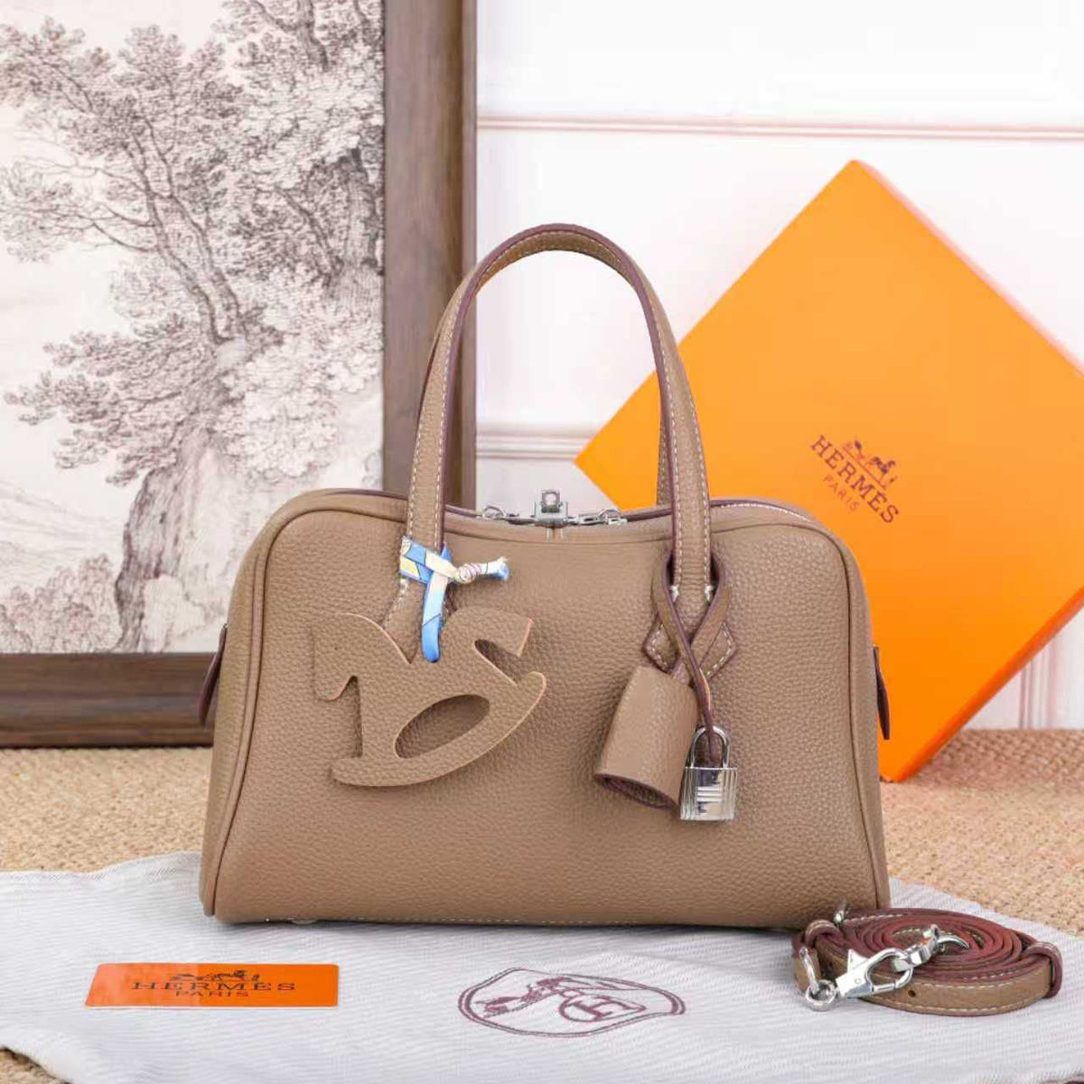 Hermès Bag | Victoria II 35 Étoupe Skin Brown