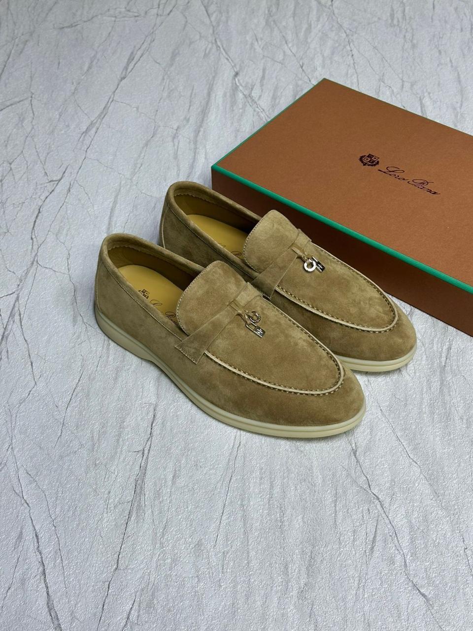 Loro Piana Loafers | Summer Charms Walk Olive Green