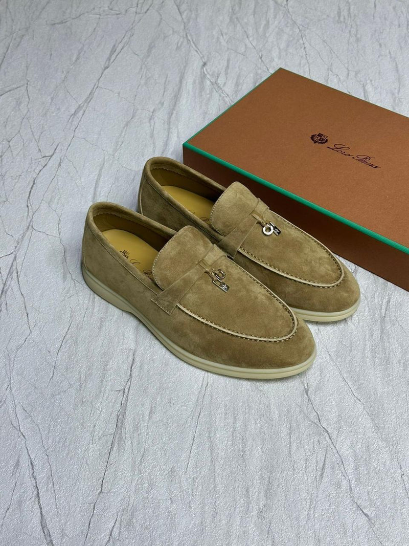 Loro Piana Loafers | Summer Charms Walk Olive Green