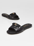Women's Crystal Logo Slide Sandals