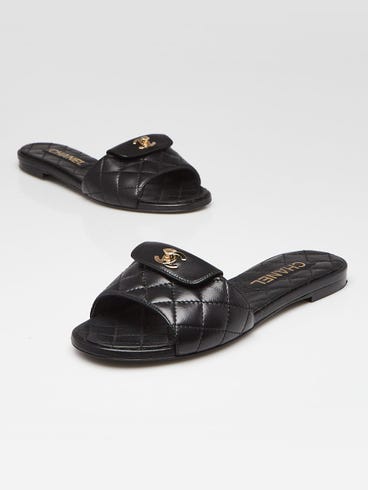 Women's Crystal Logo Slide Sandals