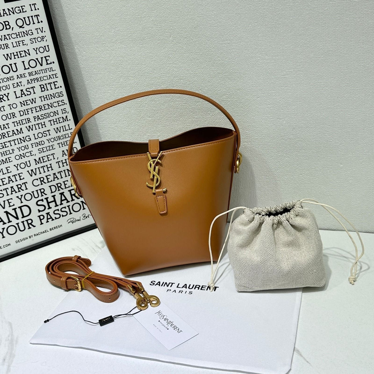 Saint Laurent Bag | Le 37 Shiny Leather Fox
