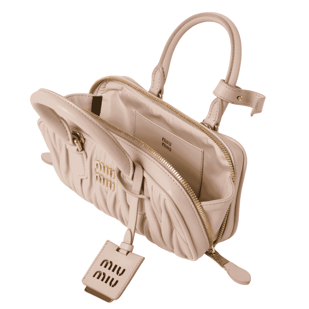 Miu Miu Bag| Arcadie matelassé nappa leather mini-bag "Powder Pink"