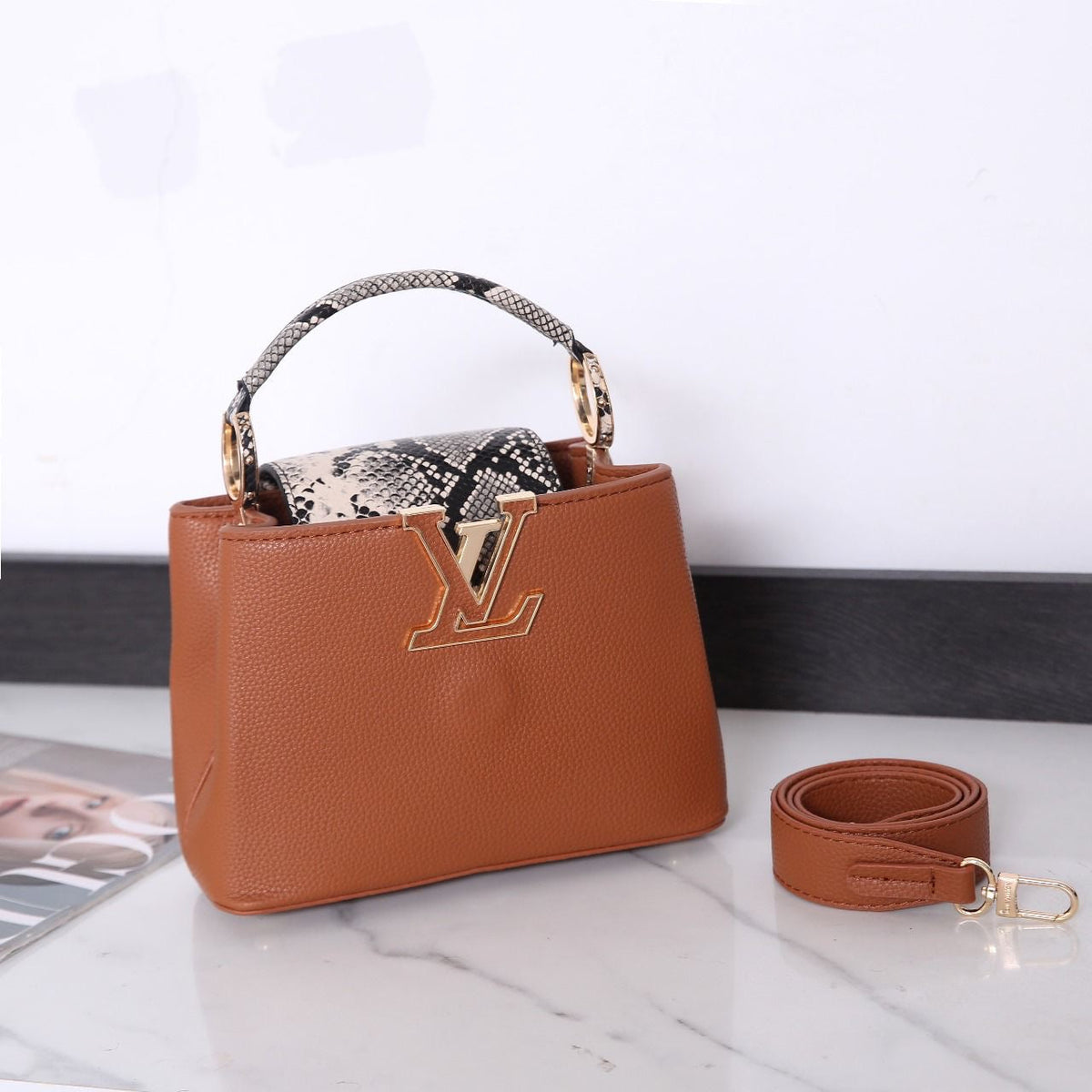 Louis Vuitton Bag | Capucines Taurillon Brown