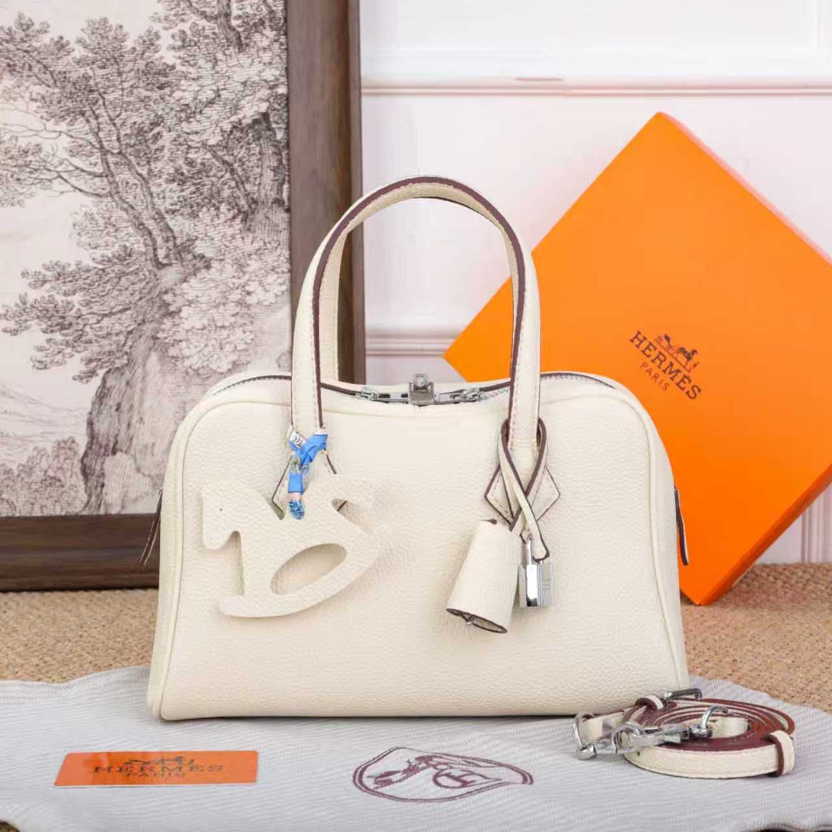 Hermès Bag | Victoria II 35 Fourre Tout White