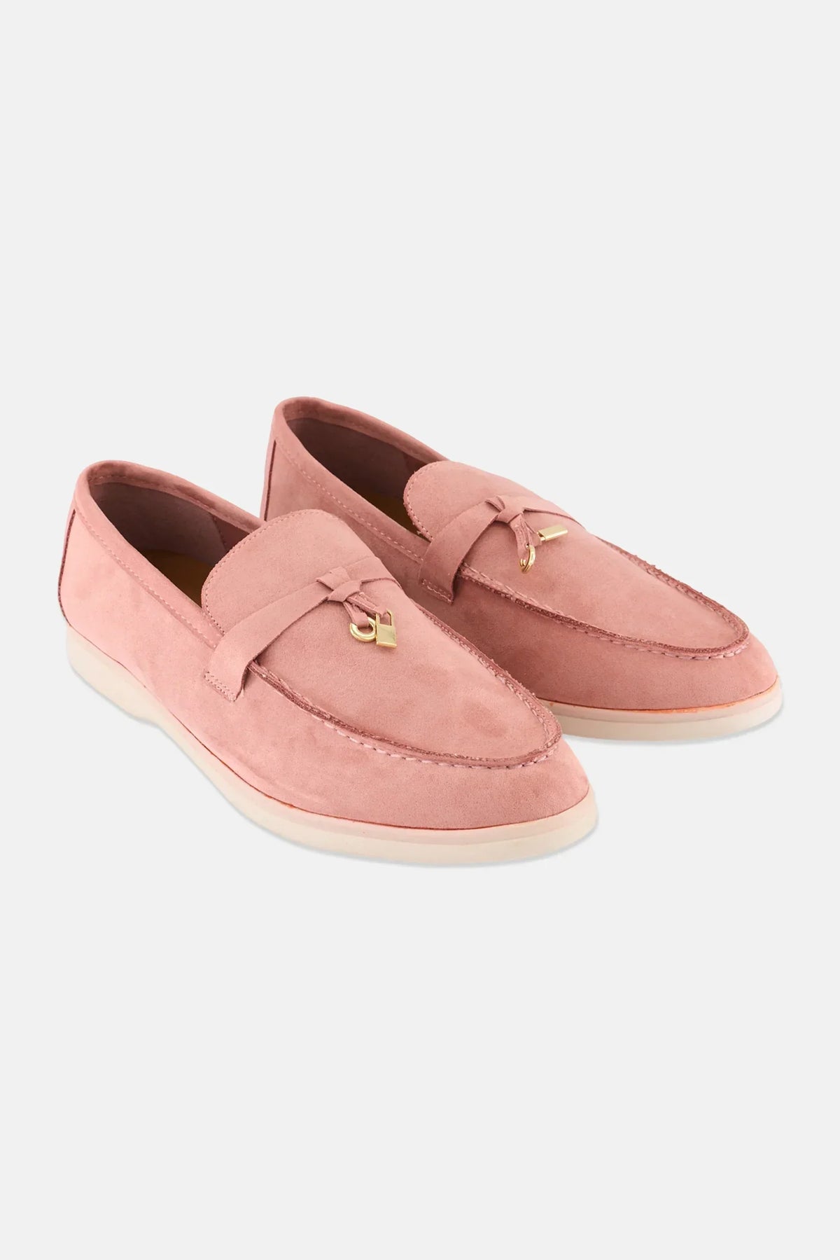 Loro Piana Women's Loafers | Summer Charms Walk Pink
