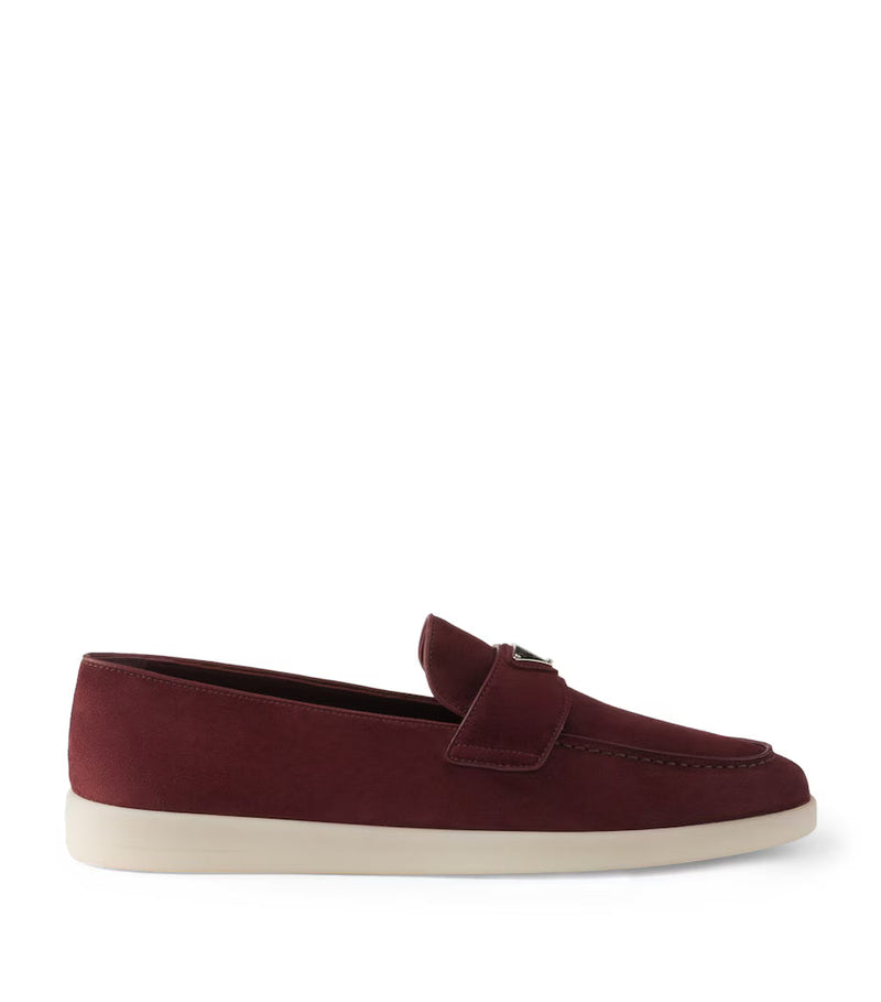 Prada  Women's Loafers | Saint Tropez Burgundy