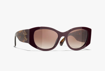 Chanel tortoise shell CC