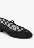 Women's Metallic Logo Flat Sandals
