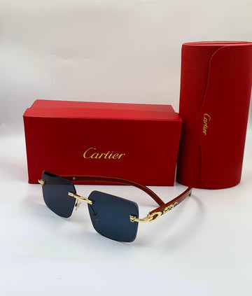 rimless Cartier sunglasses