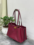 Coach Bag | Willow Tote Signature Canvas Brick Red