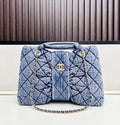 Chanel Bag | Bow Bag Blue Washed Denim