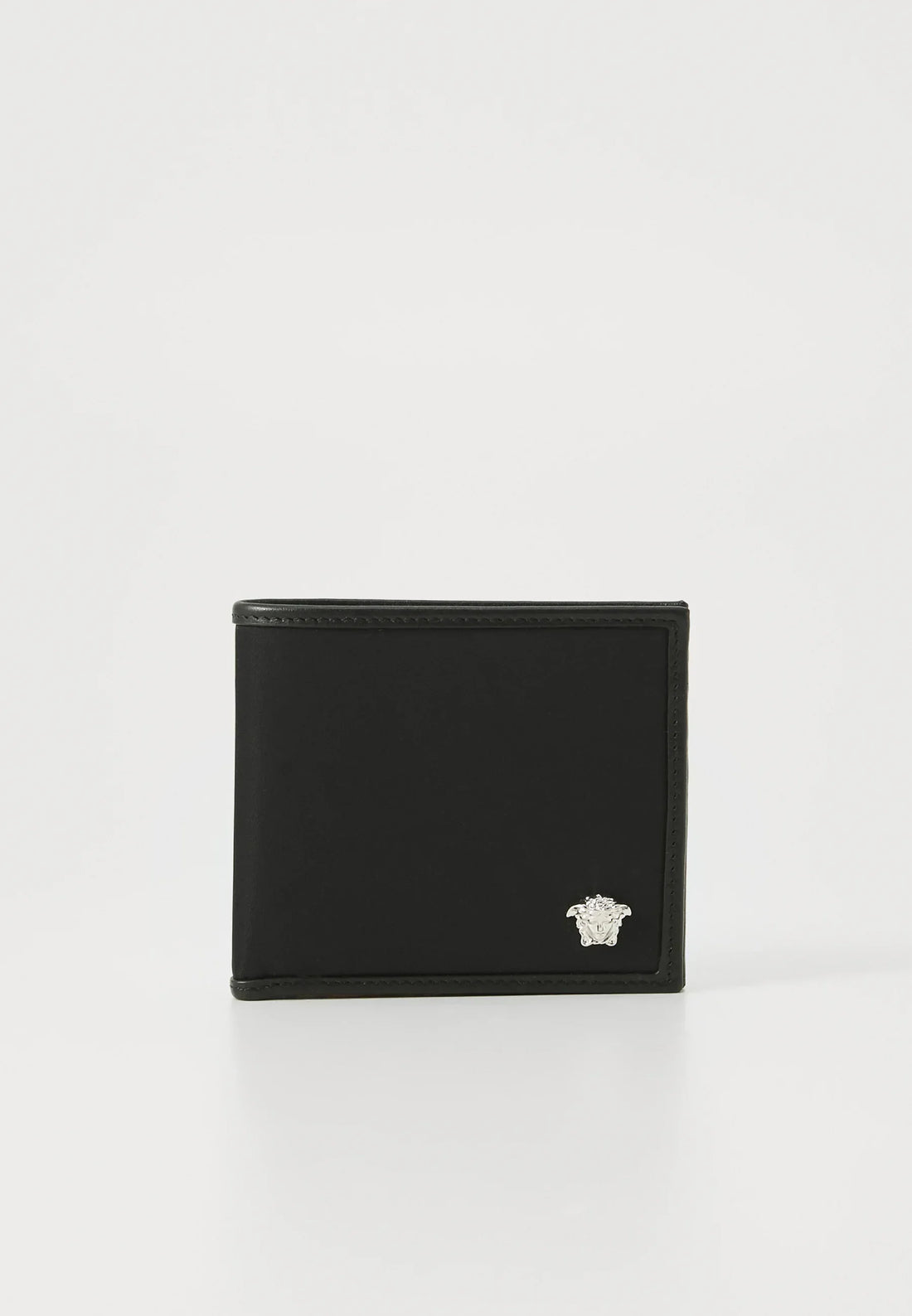 Versace All Black Wallet Belt