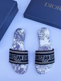 Dior Slides | Christian Dway Toile De Jouy