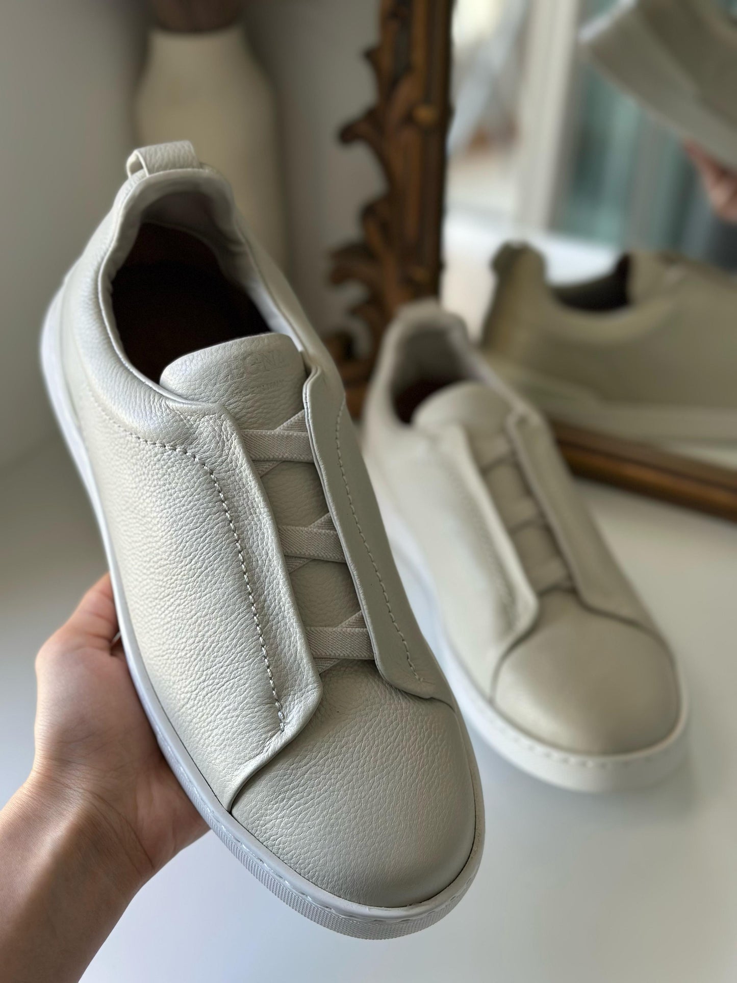 ZEGNA Triple Stitch™ sneakers for Men - Cream