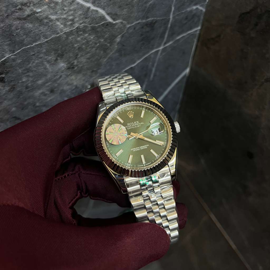 Rolex Datejust 36 with a Green Palm Dial