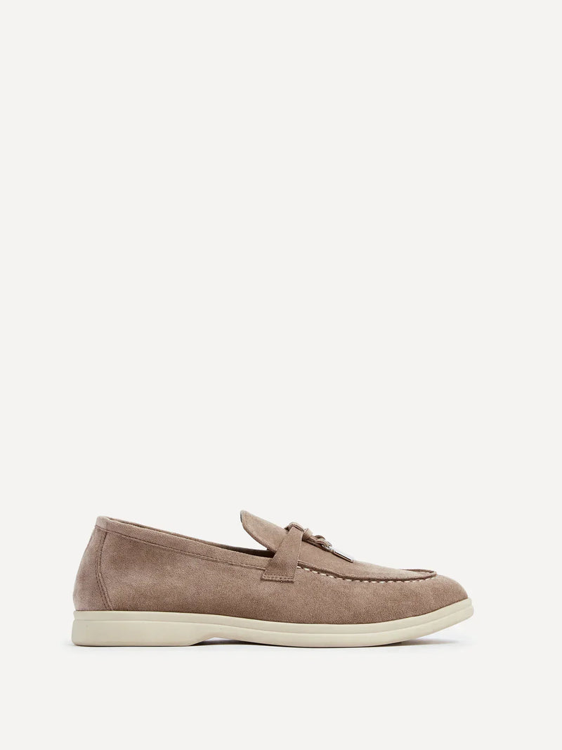 Loro Piana Women's Loafers | Babouche Charms Walk Alette Mocha