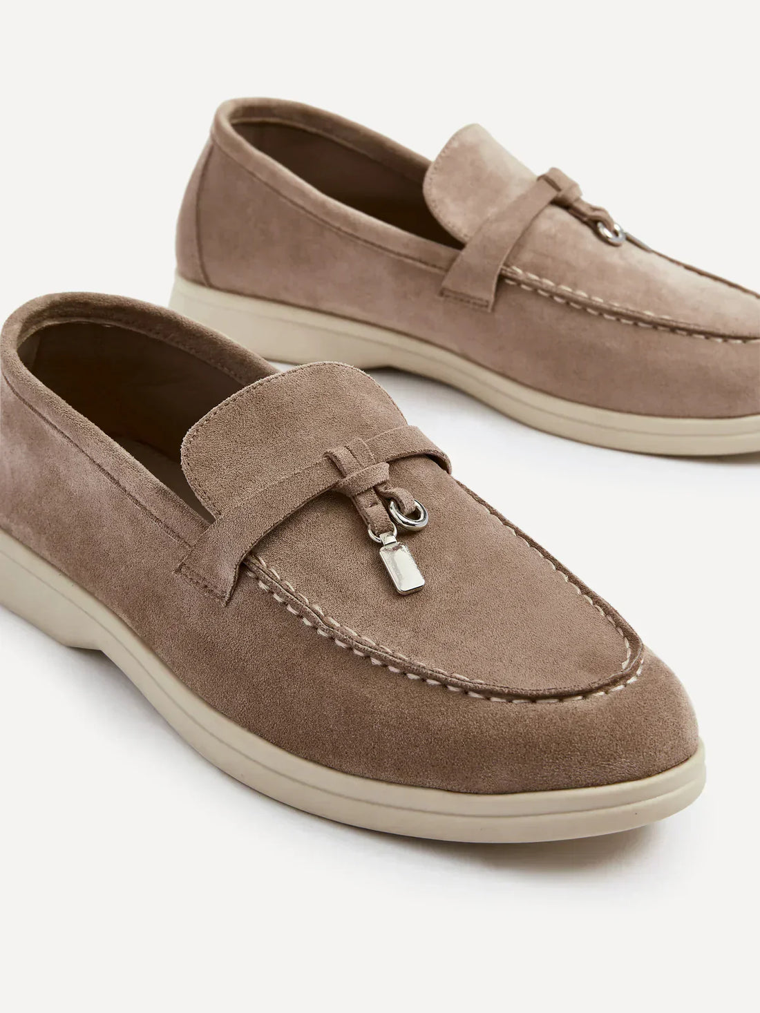 LORO PIANA Babouche Charms Walk  Alette Mocha| Women's