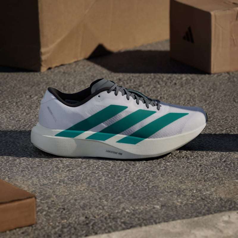 Adidas Adizero Evo SL Cloud White & Pure Teal