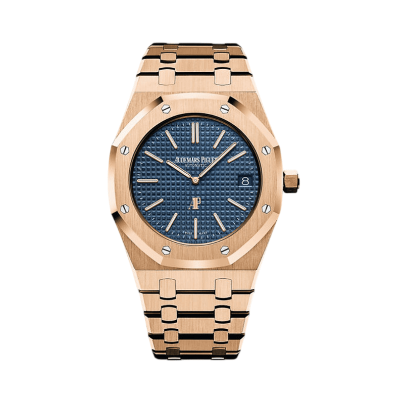 Audemars Piguet | Royal Oak Rose Gold Blue Dial