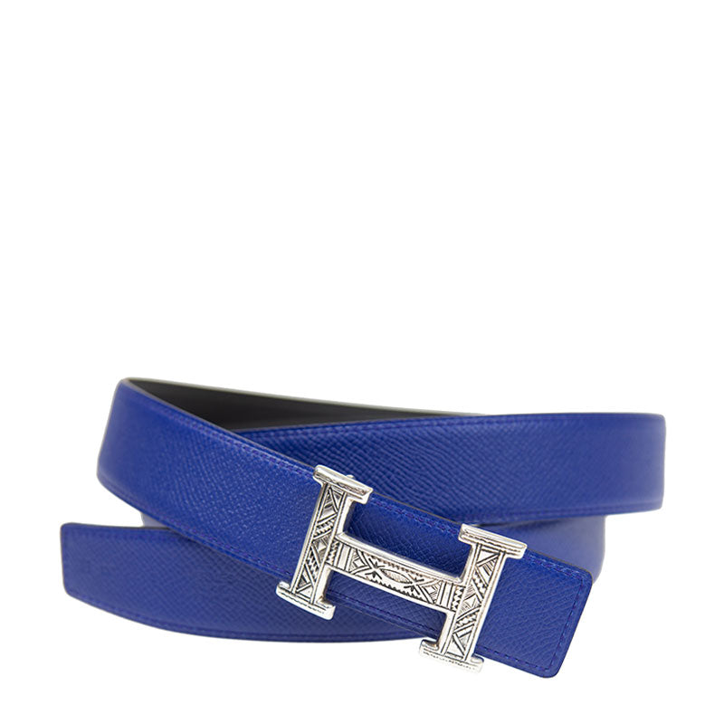 Hermès Belt | Leather Blue