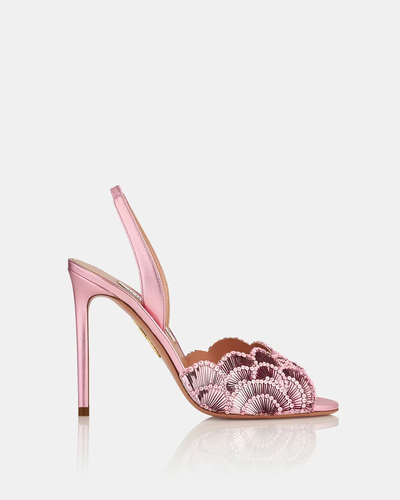 Aquazzura Ce Soir slingback sandals ROSA