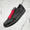 Air Jordan 1 Low 'Black / Red Laces'