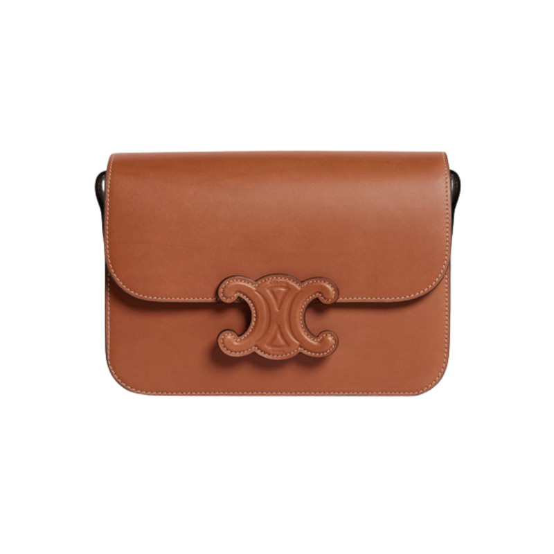Celine Bag | Cuir Triomphe Chain Shoulder Brown