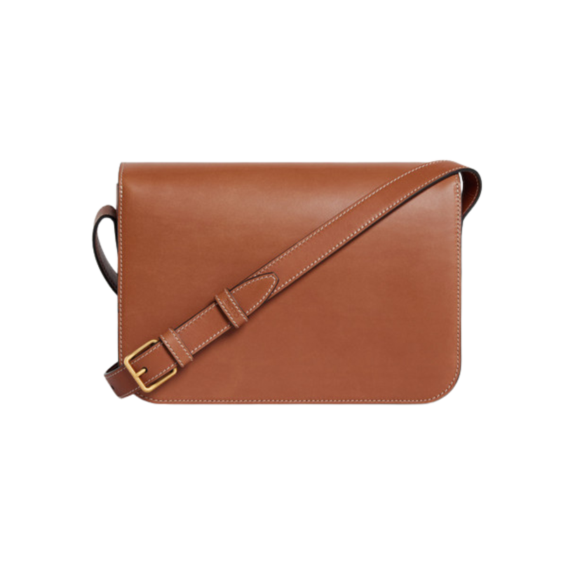Celine Bag | Cuir Triomphe Chain Shoulder Brown