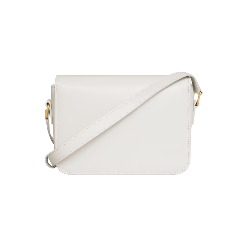 Celine Bag | Cuir Triomphe Chain Shoulder Pure White