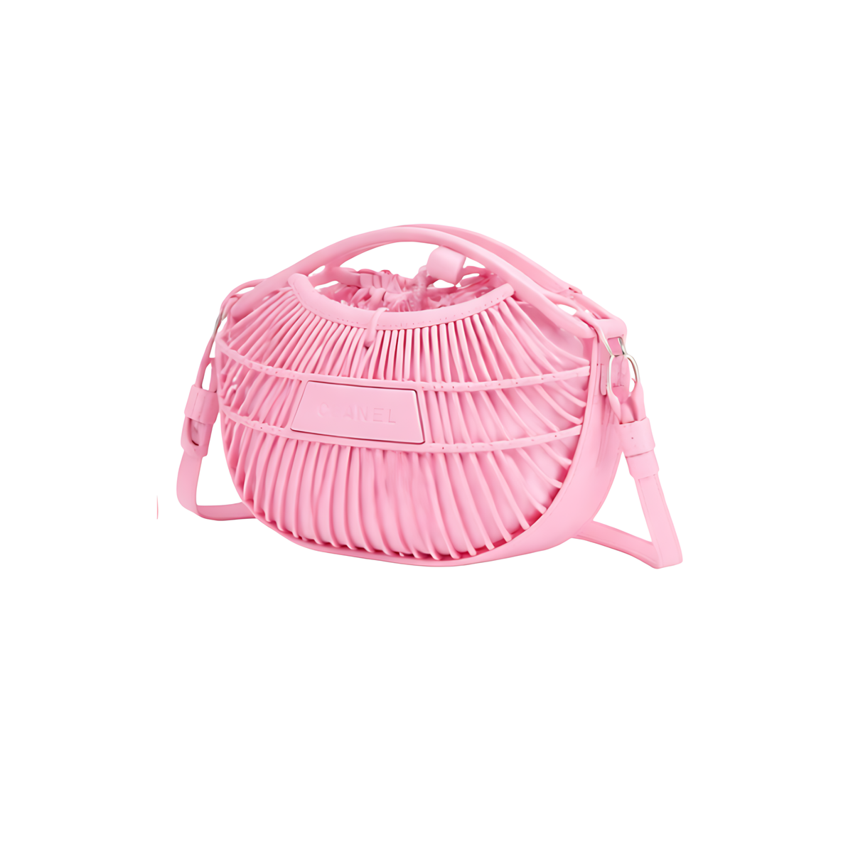 Chanel Bag | Mini Calypso Fan Curved Handle Pink