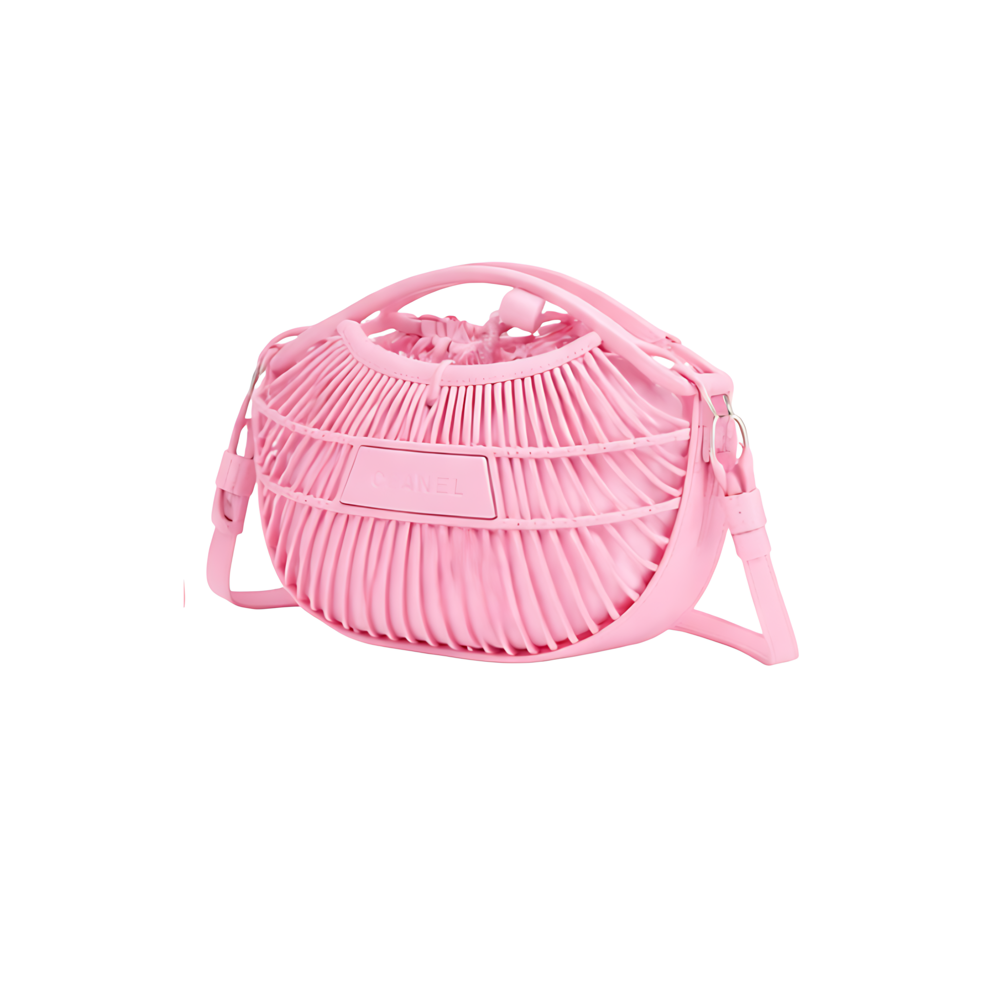 Chanel Bag | Mini Calypso Fan Curved Handle Pink