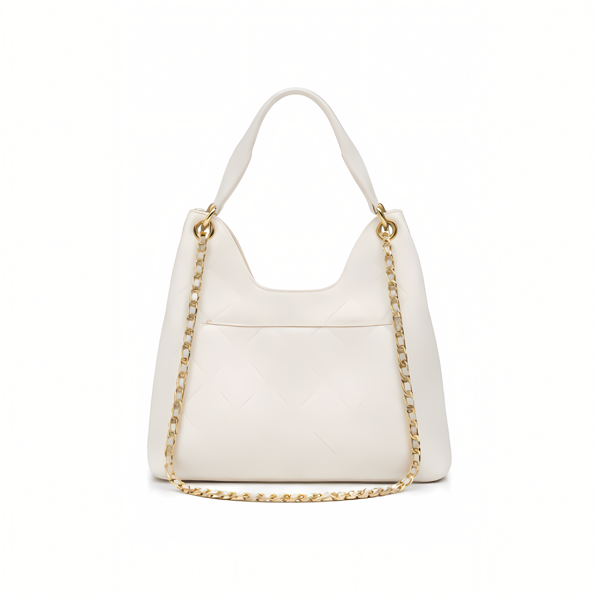 Chanel Bag | 25 Medium Hobo Light Beige Quilted Caviar