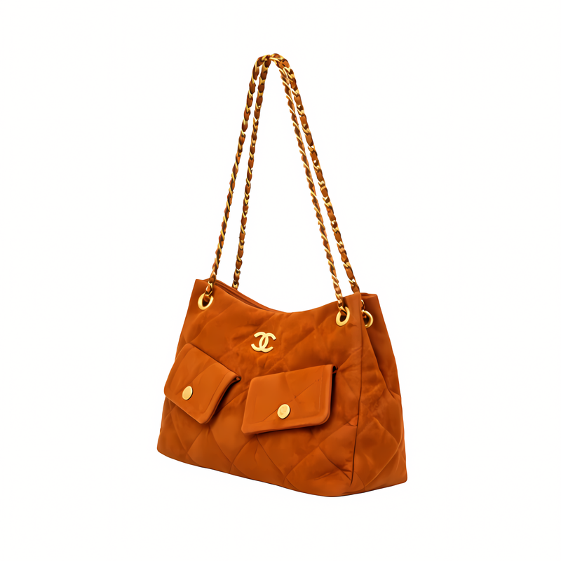 Chanel Bag | 25 Small Hobo Bag Suede Dark Brown