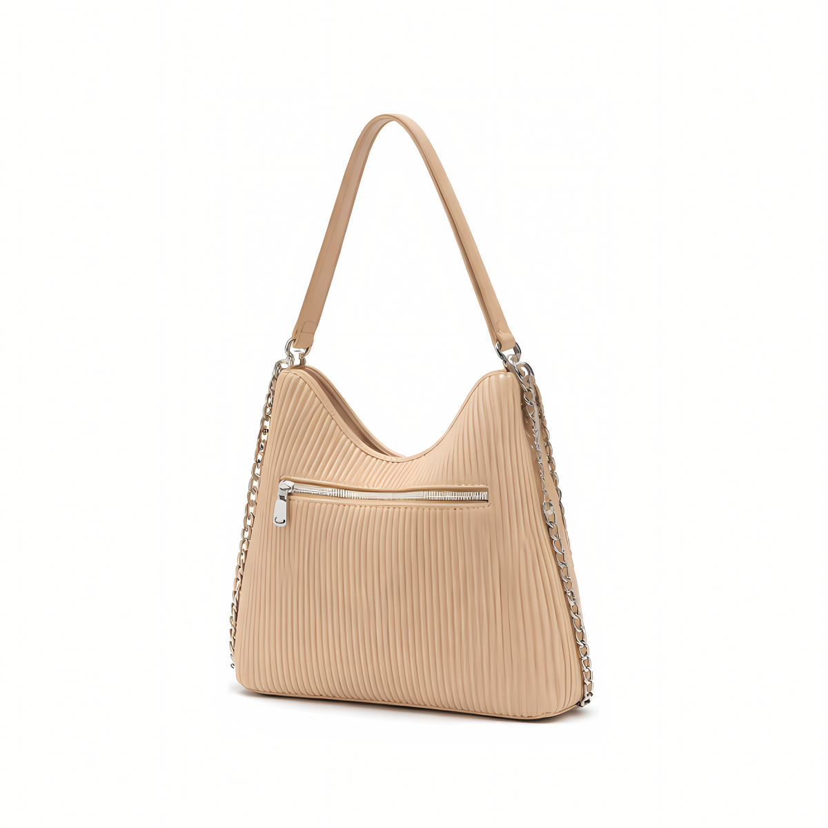 Chanel Bag | Maxi Hobo Peach Lambskin