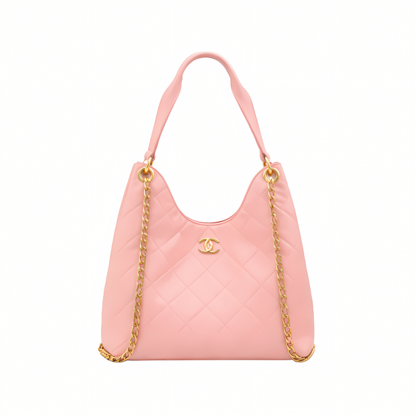 Chanel Bag | Hobo Handbag Light Pink Shiny Lambskin